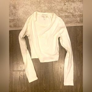 Long sleeved white shirt